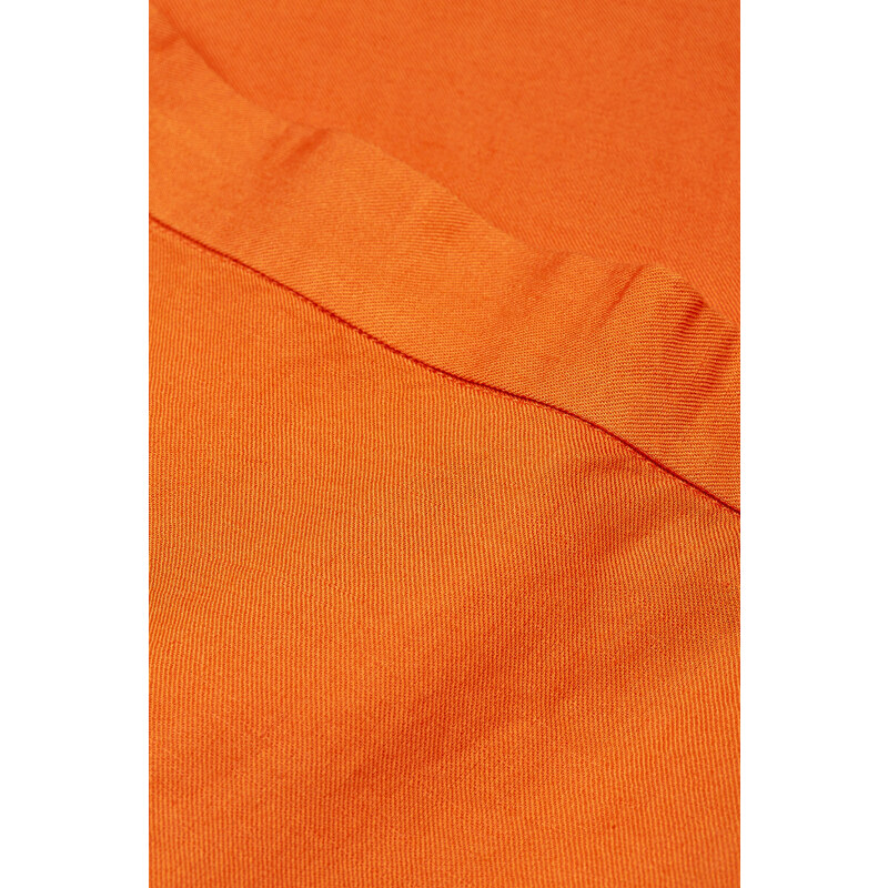 SUKNĚ GANT REL MIDI LINEN BLEND SKIRT oranžová 34