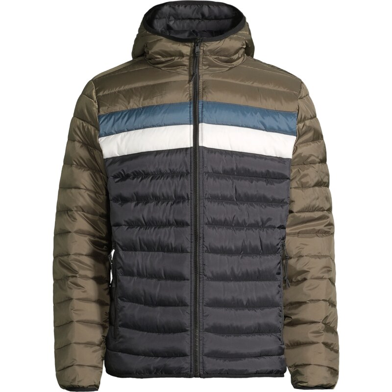 AÉROPOSTALE Přechodná bunda opálová / khaki / černá / bílá