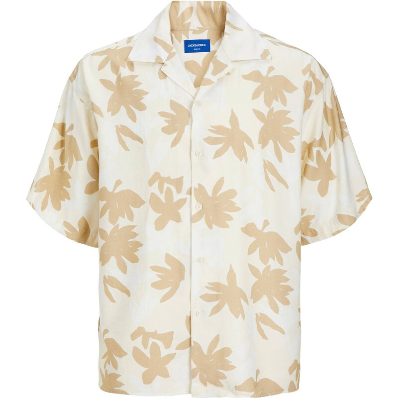 JACK & JONES Košile Easter krémová / světle béžová