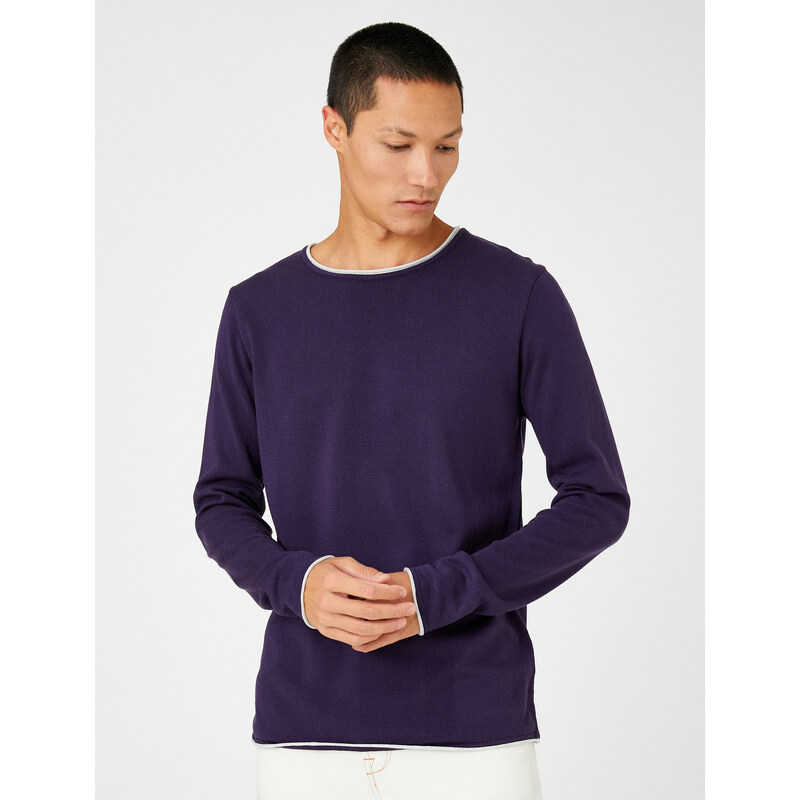 Koton Basic Knitwear Sweater Crew Neck Long Sleeved