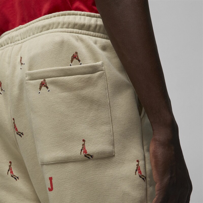 Jordan essentials holiday fleece pants BEIGE