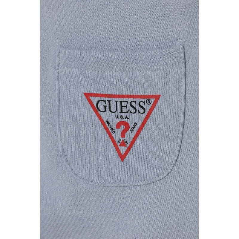 Dětské bavlněné šortky Guess nastavitelný pas