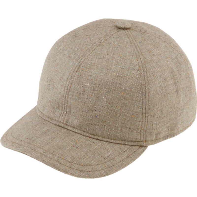 Fiebig Luxusni hedvábná béžová kšiltovka s krátkým kšiltem - Baseball Cap (UV filtr 50, ochranný faktor)
