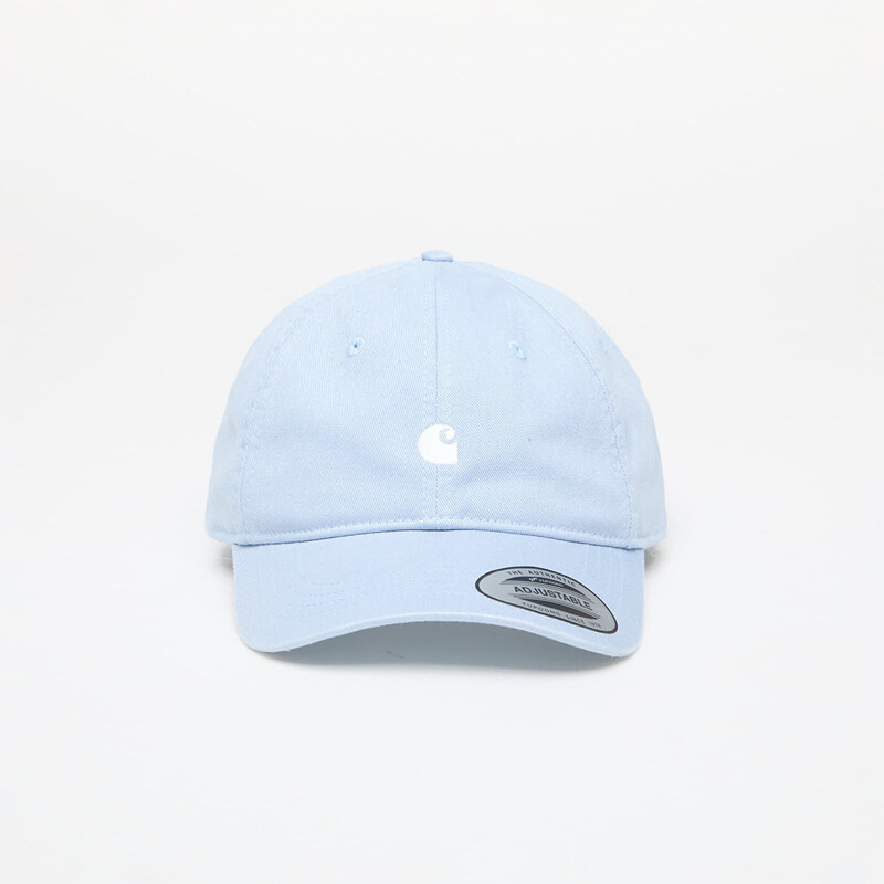 Kšiltovka Carhartt WIP Madison Logo Cap Frosted Blue/ White