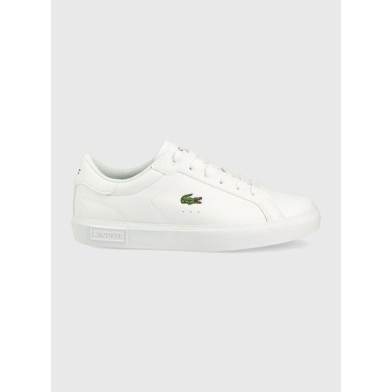 Dětské sneakers boty Lacoste bílá barva