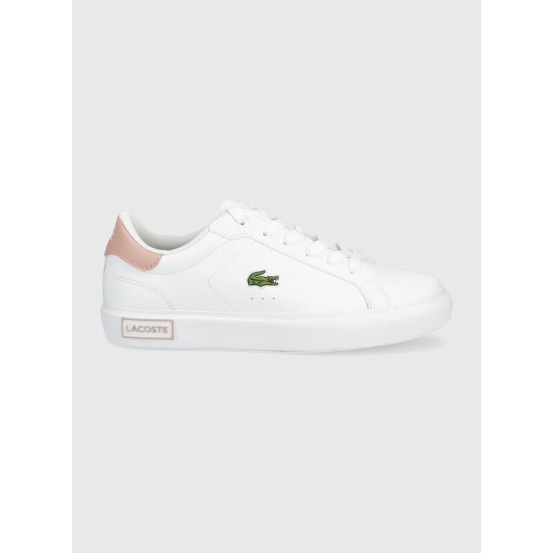 Dětské sneakers boty Lacoste růžová barva