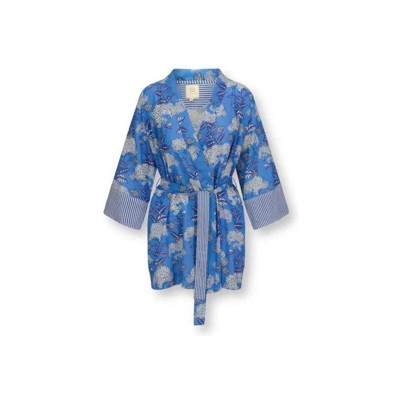 Pip Studio Nelly kimono Flora Firenze, modré