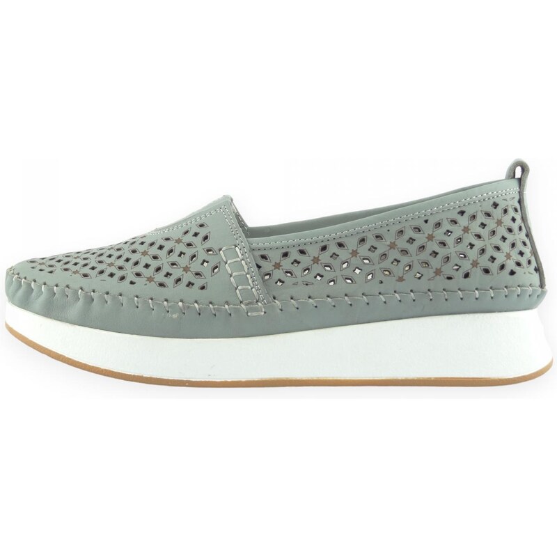 Aurelia perforované polobotky 79085L18 b.Mavi modrá 90839353