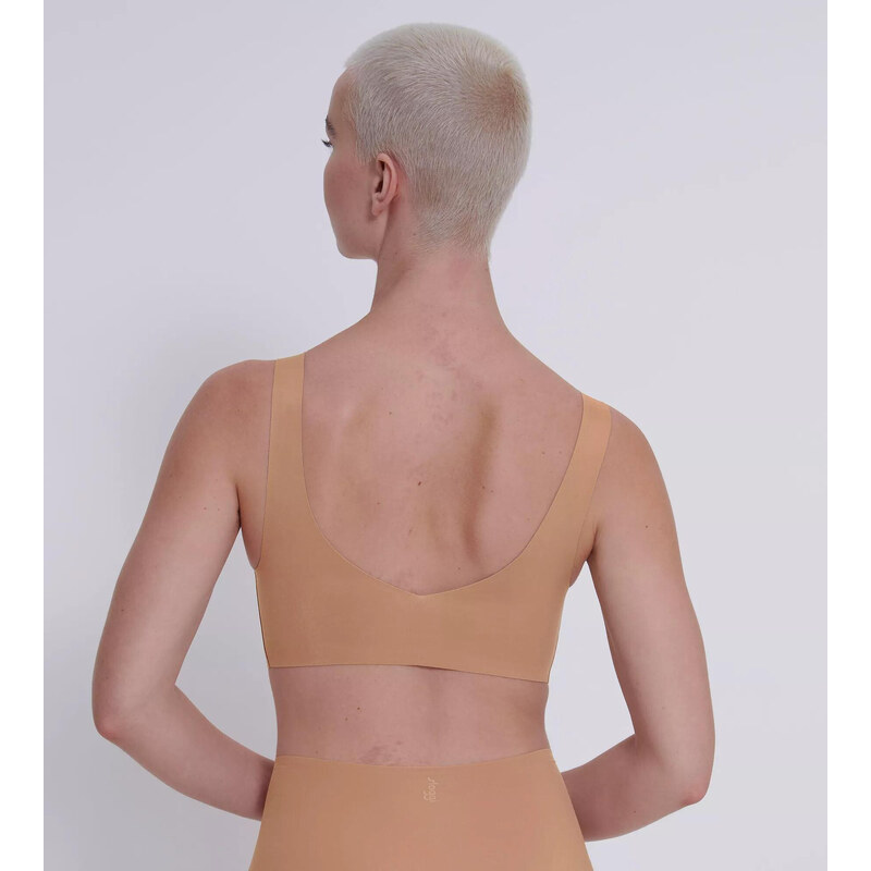 Dámská podprsenka ZERO Feel 2.0 Bralette - BROWN - hnědá 00CM - SLOGGI 103550901