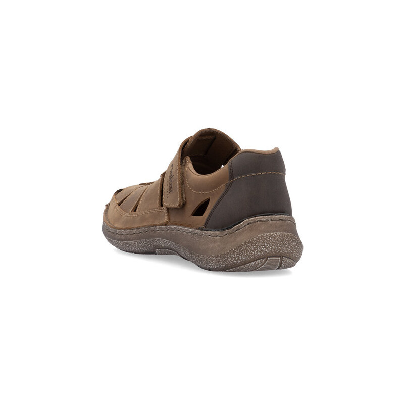 RIEKER 03078-25 brown, pánské sandály