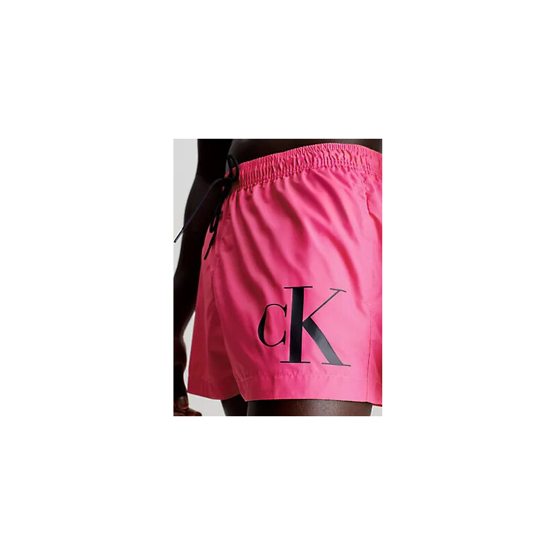 Pánské plavky Tkaný spodní díl SHORT DRAWSTRING KM0KM00967T9Z - Calvin Klein