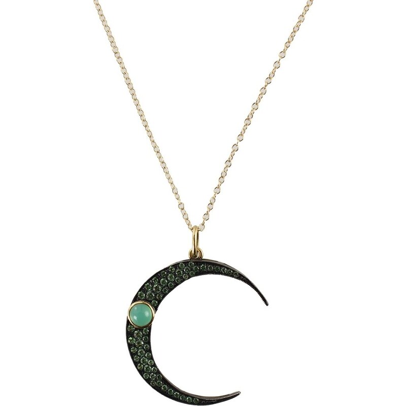 Andrea Fohrman Luna Moon Pendant Necklace
