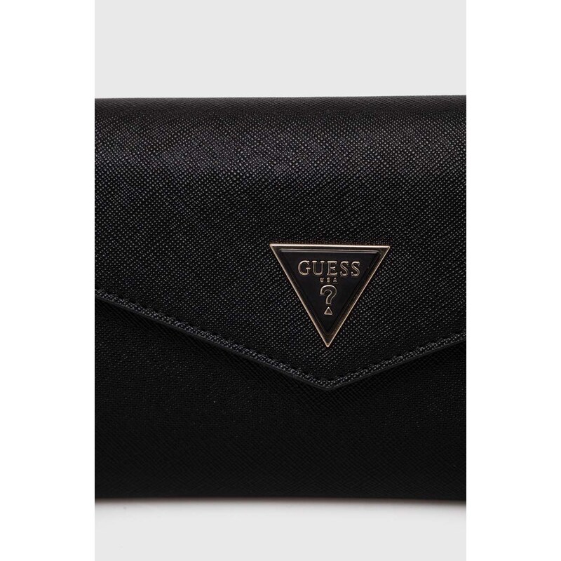 Peněženka a obal karty Guess dámská, černá barva, GFBOXW P4202