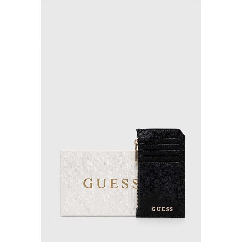 Peněženka Guess černá barva, RW1630 P4201