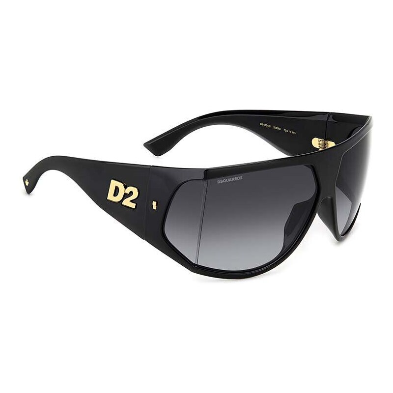 Sluneční brýle DSQUARED2 pánské, černá barva, D2 0124 S, 0124/S