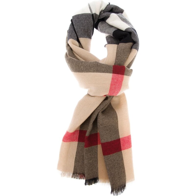 Burberry London 'Lux' Checked Scarf