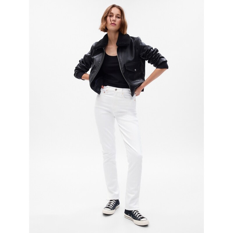 GAP Džíny vintage slim high rise - Dámské