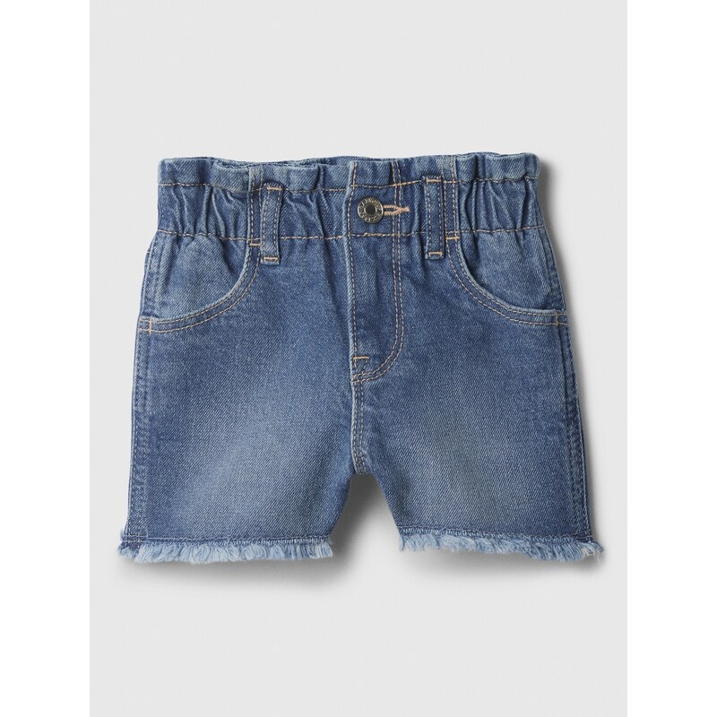 GAP Dětské džínové kraťasy mom - Holky