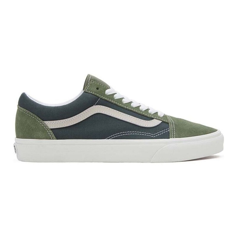 Tenisky Vans Old Skool pánské, zelená barva, VN000CR5CX11