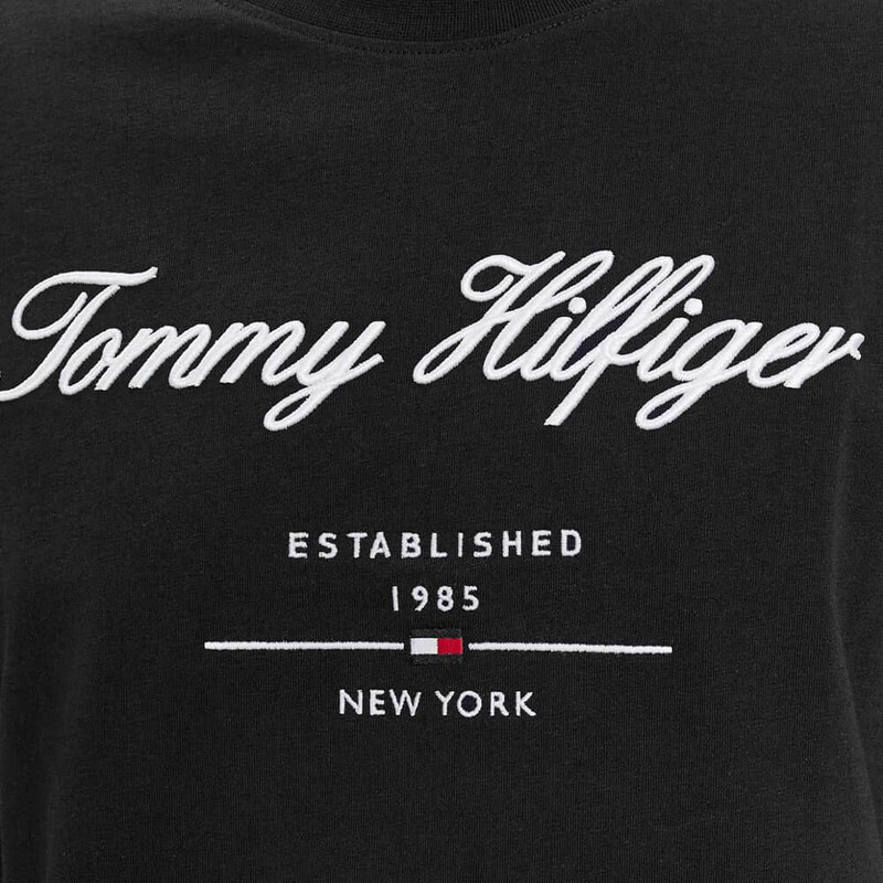 Pánské černé triko Tommy Hilfiger 55737