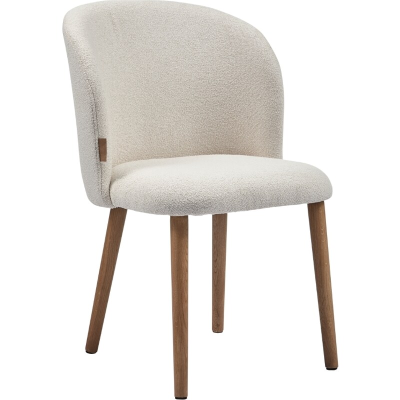 Hoorns Krémově bílá čalouněná jídelní židle Adika