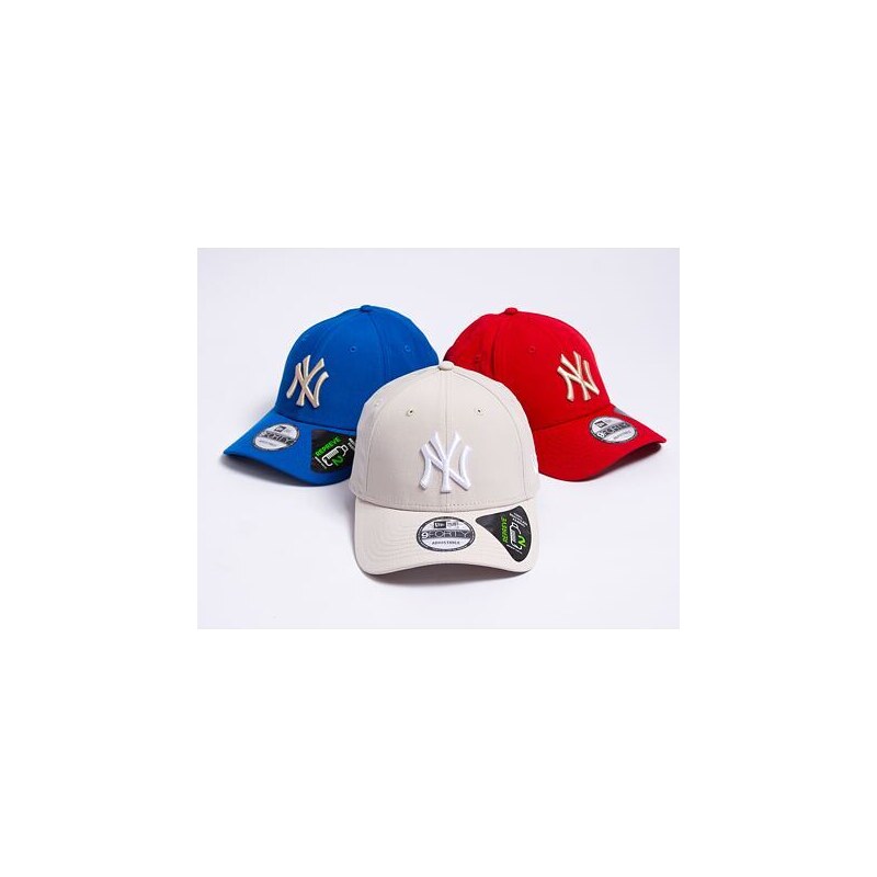 Kšiltovka New Era 9FORTY MLB Repreve League Essential New York Yankees - Stone / White