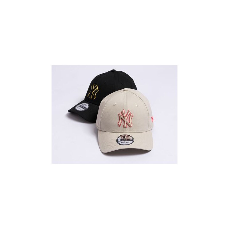 Kšiltovka New Era 9FORTY MLB Team Outline New York Yankees Stone / Lava Red