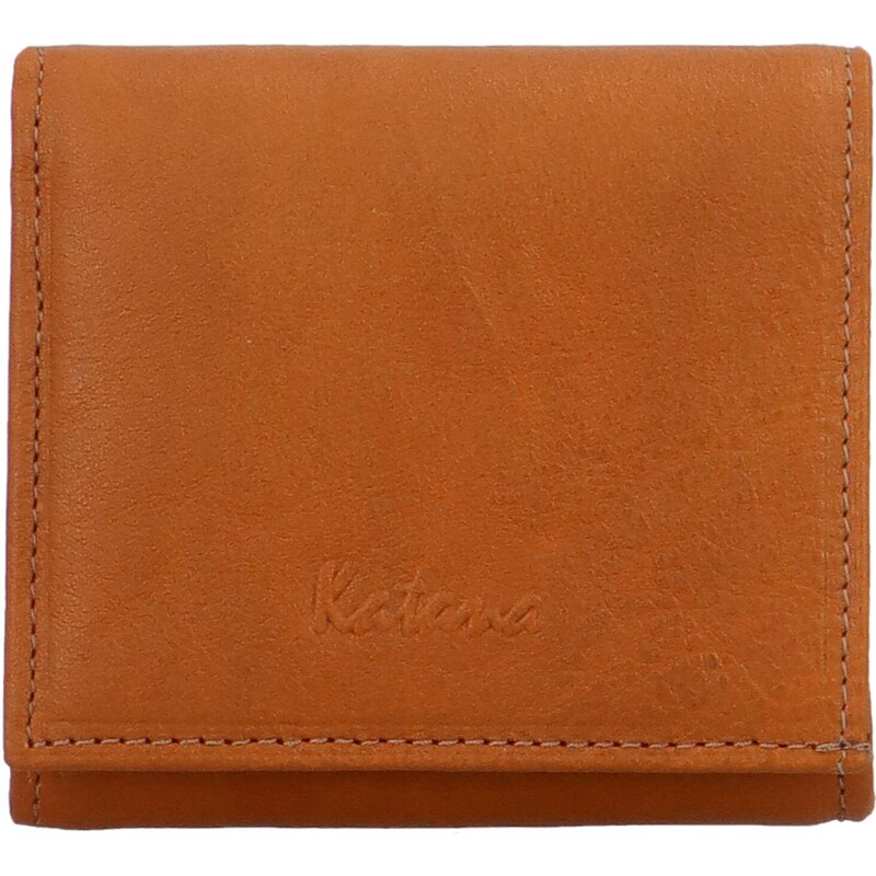 Dámská kožená peněženka oranžová - Katana Triwia oranžová