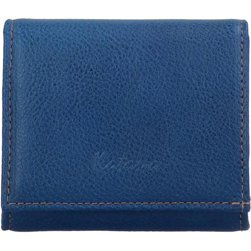 Dámská kožená peněženka modrá - Katana Triwia modrá