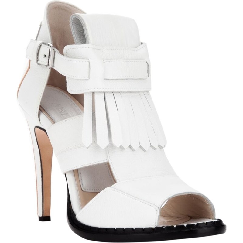 Neil Barrett Fringed Cut-Out Sandal