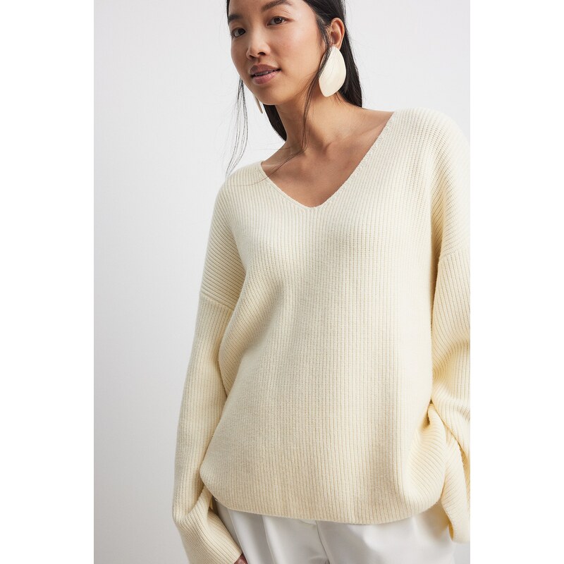 NA-KD V-neck Knitted Sweater