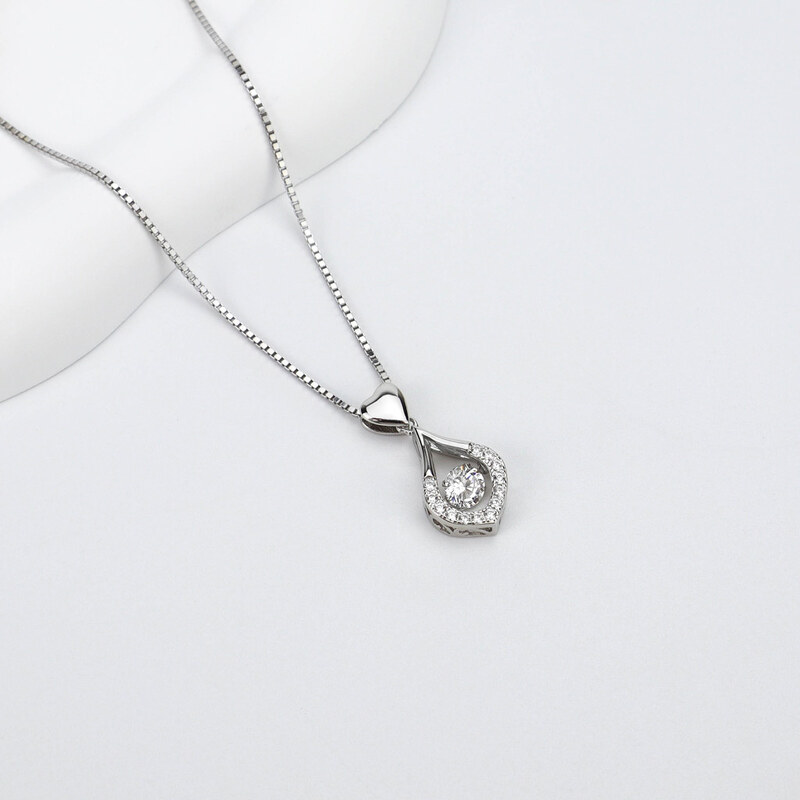 Dámský stříbrný náhrdelník FORTUNA