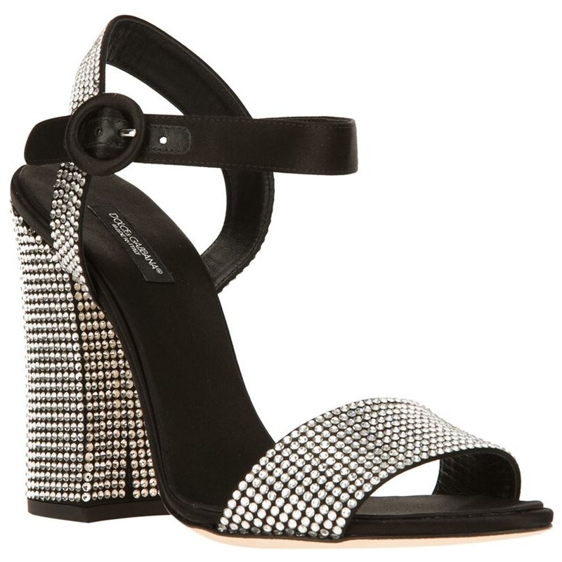 Dolce & Gabbana Crystal Strap Sandal