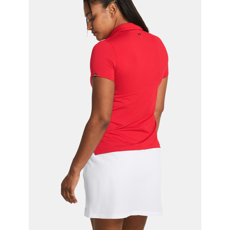 Under Armour Tričko UA Ws T2G Polo LB-RED - Dámské