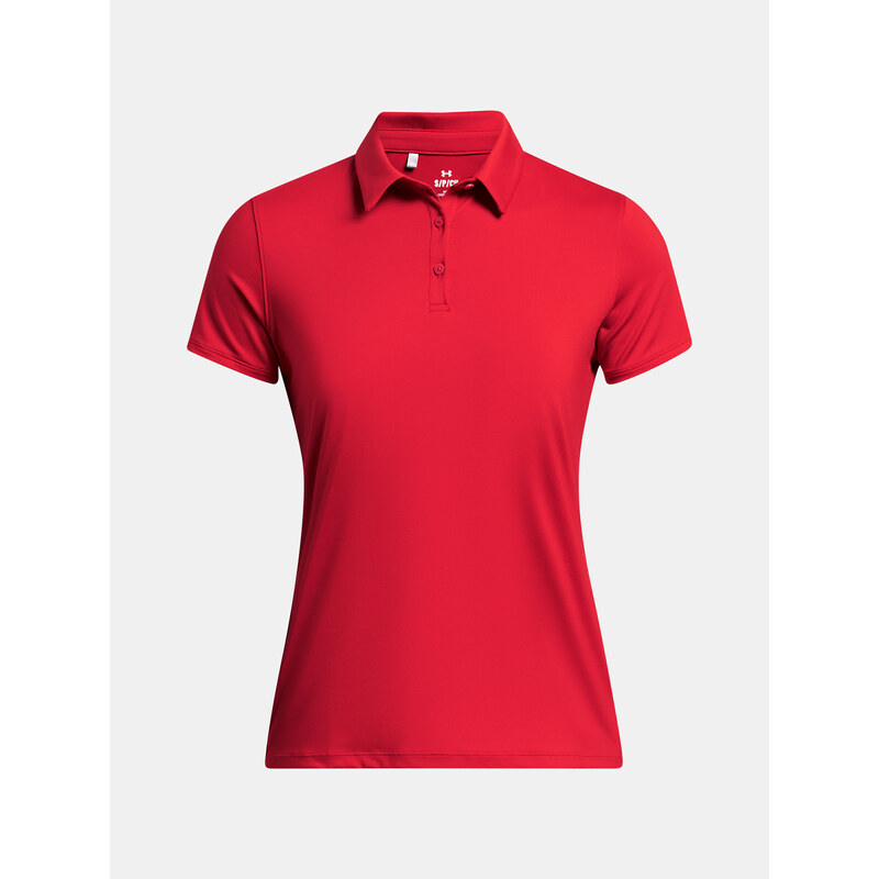 Under Armour Tričko UA Ws T2G Polo LB-RED - Dámské