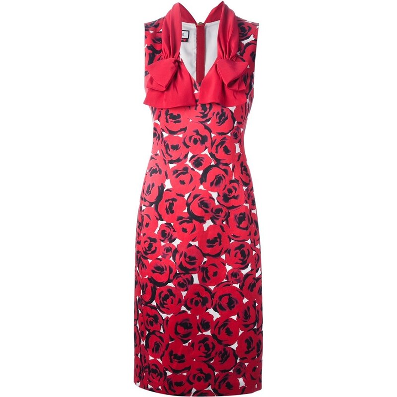 Moschino Rose Print Dress