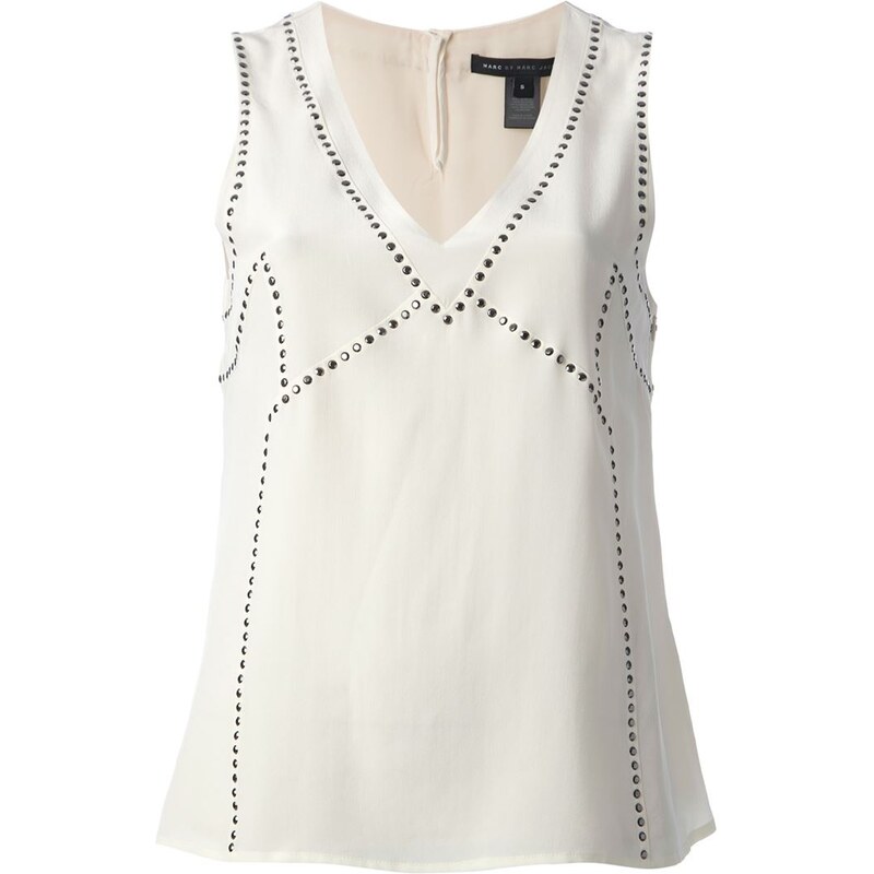 Marc By Marc Jacobs Stud Detail Blouse