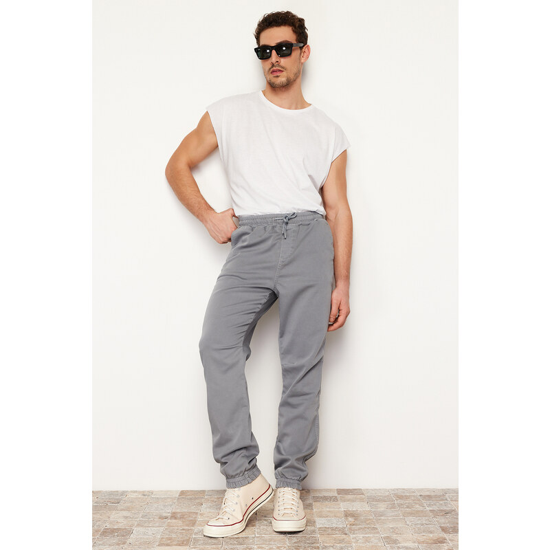 Trendyol Gray Elastic Waist Jogger