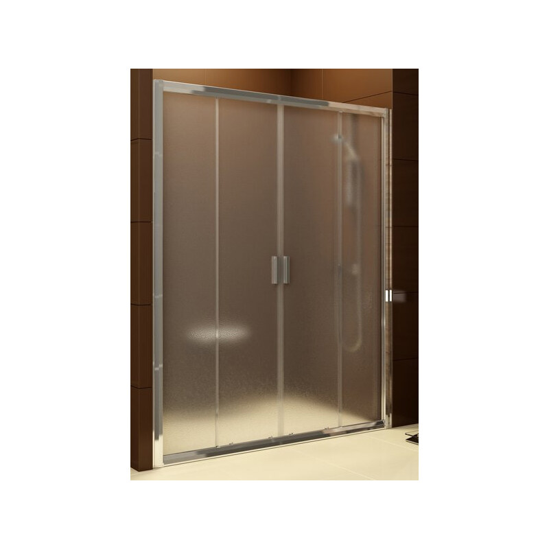 Ravak BLDP4-150 GRAPE Sprchové dveře posuvné čtyřdílné 150 cm bright alu