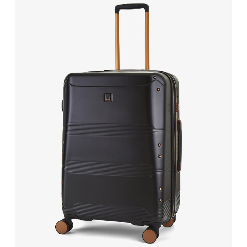 Cestovní kufr ROCK TR-0238/3-M ABS/PC - černá 60 l + 20%