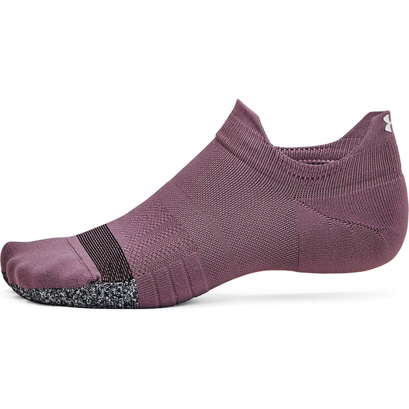 Pánské ponožky Under Armour Breathe 2 No Show Tab 2Pk Misty Purple