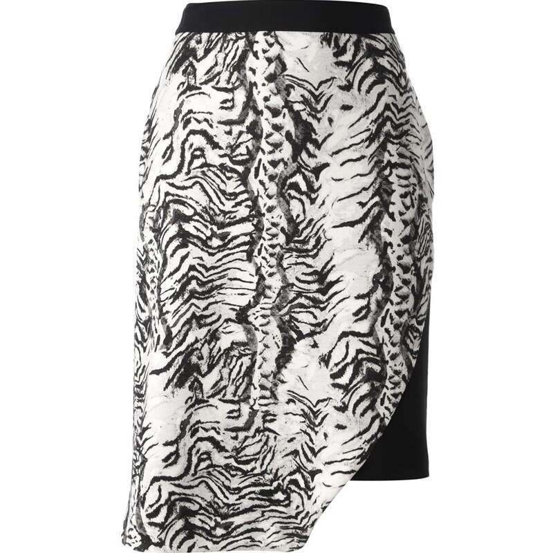 Emanuel Ungaro Zebra Print Skirt