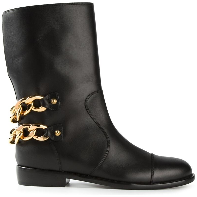 Giuseppe Zanotti Design Chain Embellished Boots