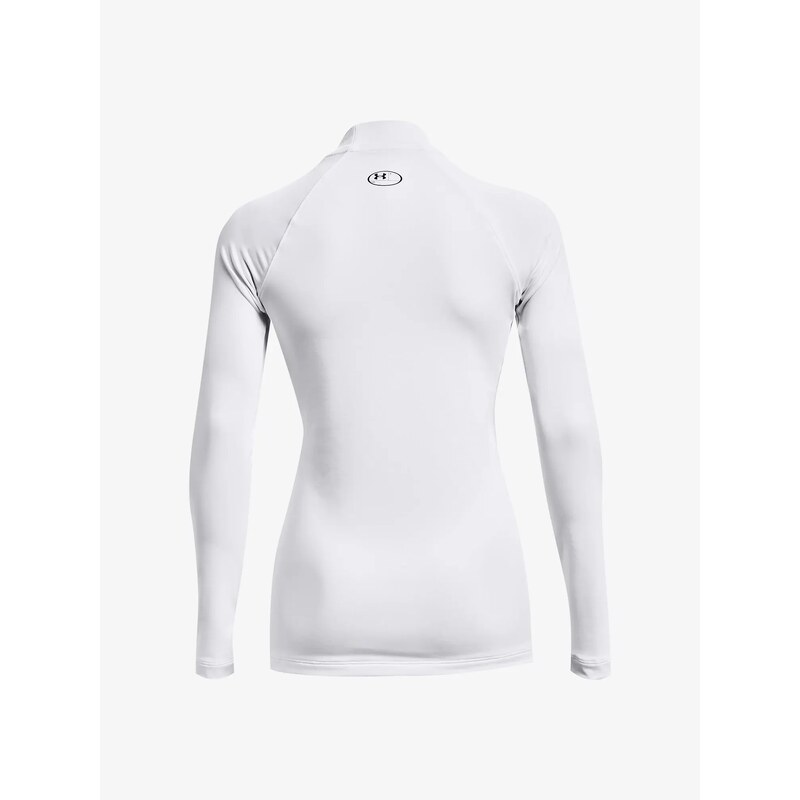 Tričko Under Armour UA CG Authentics Mockneck-WHT