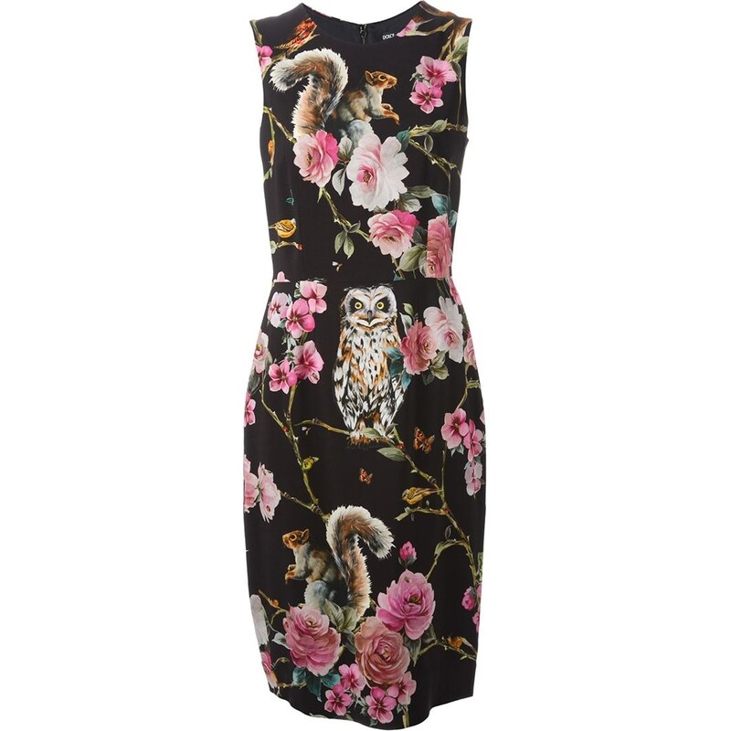 Dolce & Gabbana Floral Print Midi Dress