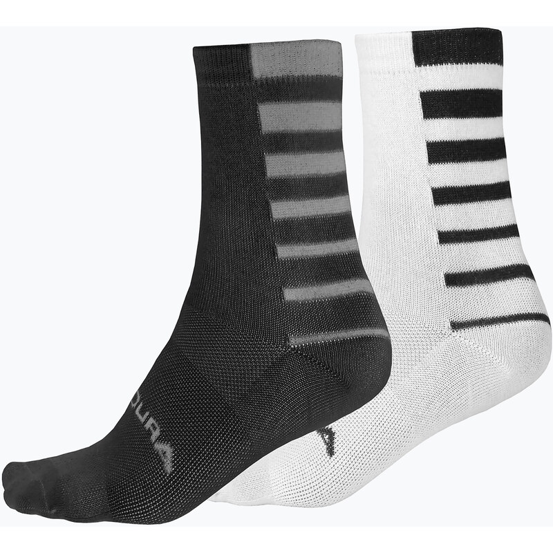Pánské cyklistické ponožky Endura Coolmax Stripe 2-pack black