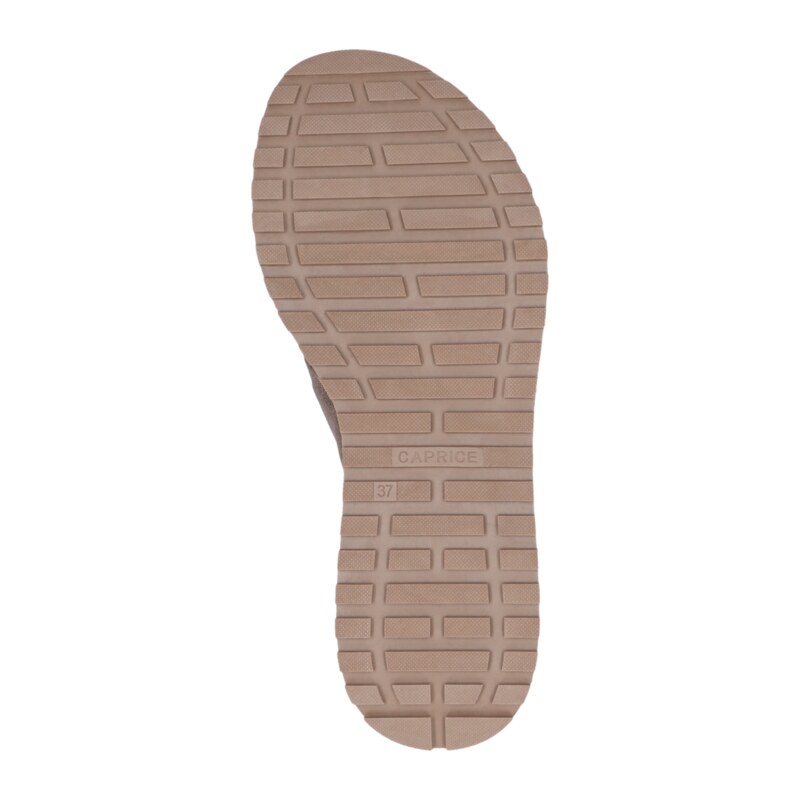 Komfortní pantofle s memotion stélkou Caprice 9-27202-42 metalické