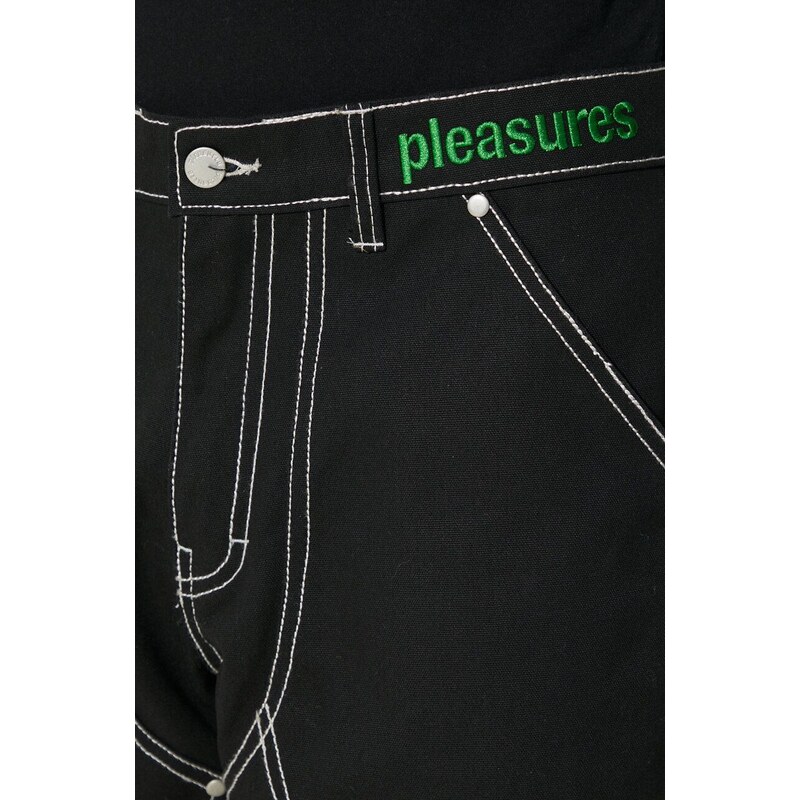 Džíny PLEASURES Ultra Utility Pants pánské, P23W031.BLACK