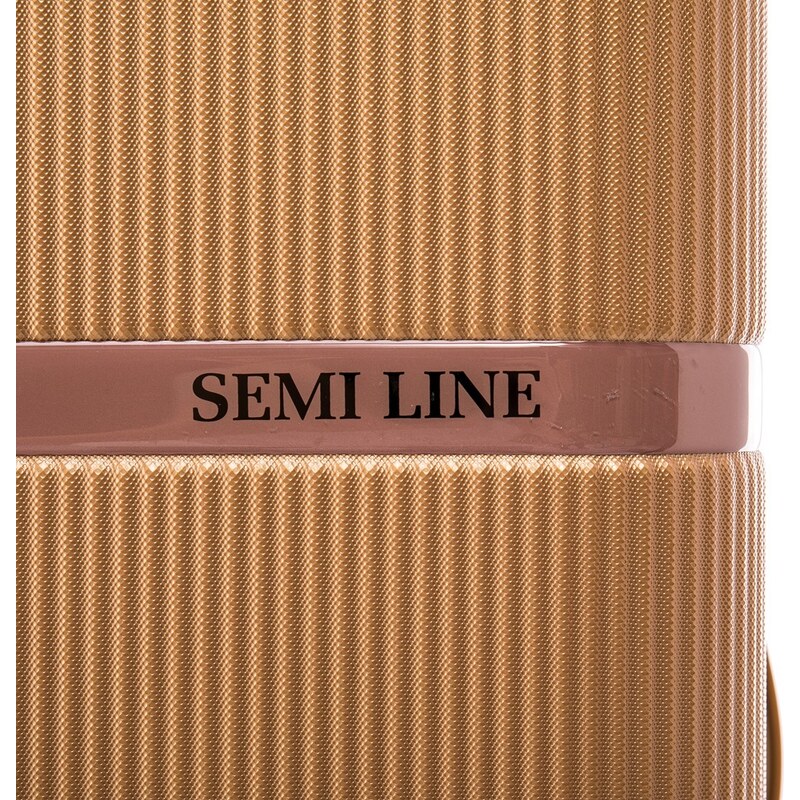 SEMI LINE Velký kufr 76cm T5667 Gold