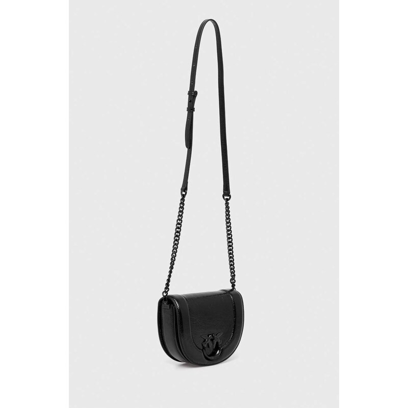 Kožená kabelka Pinko černá barva, 101969.A1JG